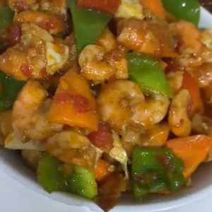 Shrimps In Pepper Sauce