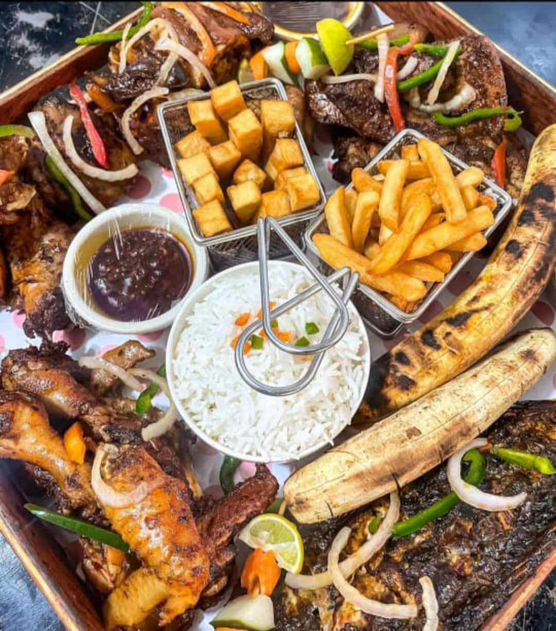 African inspired food at Tilapia & Tinz Port Harcourt